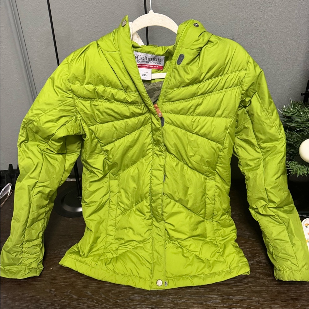 Columbia Bright Green Youth Jacket